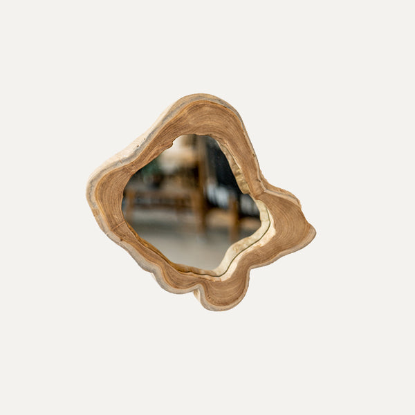 Wooden Mirror (50 Dia)